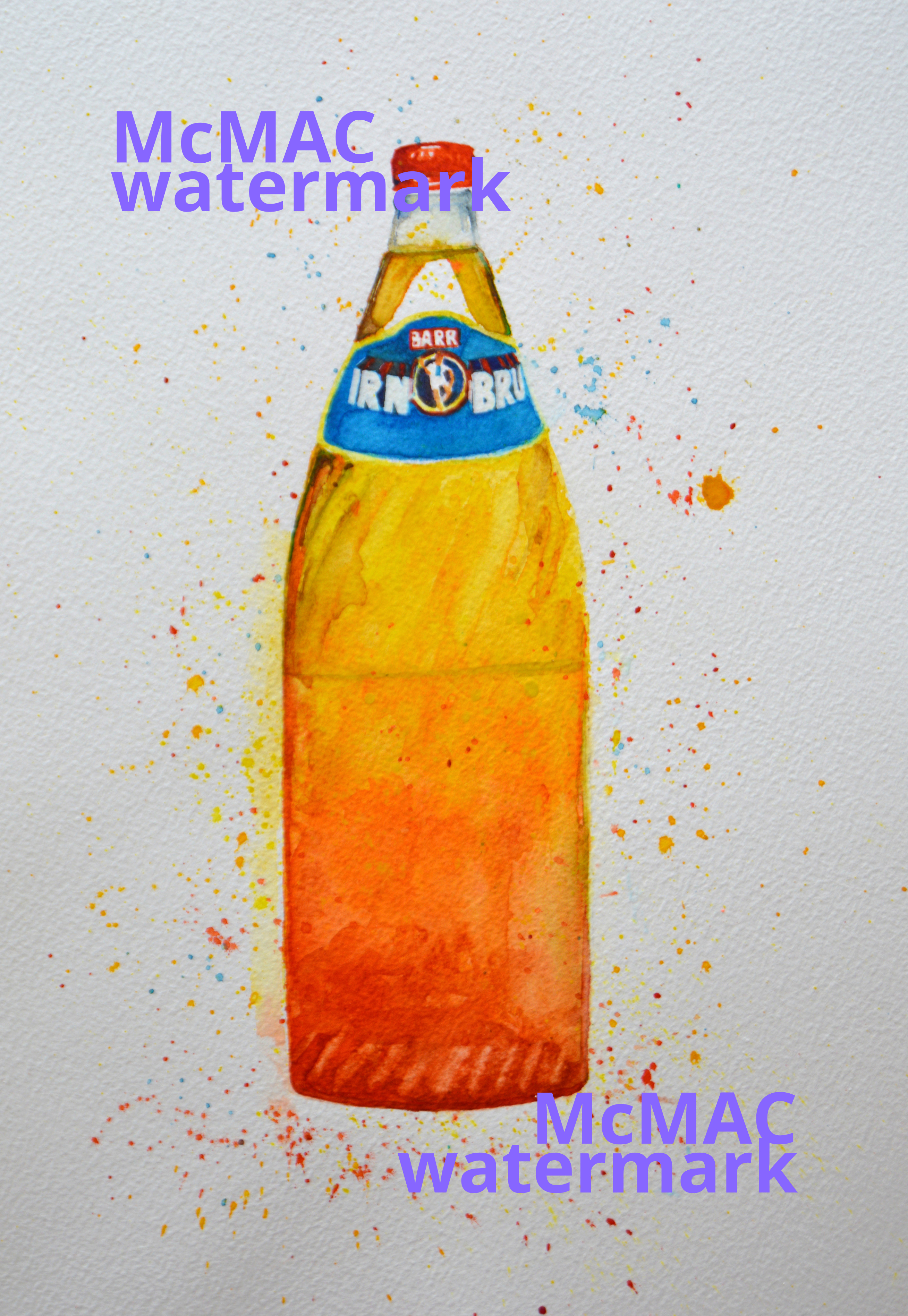 IRN BRU BOTTLE